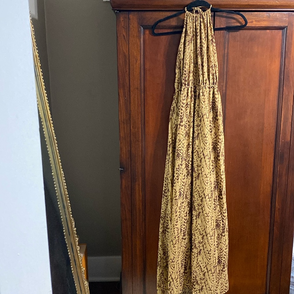 Halter maxi dress